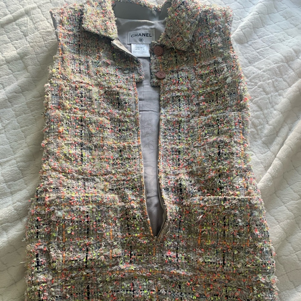 Chanel tweed dress